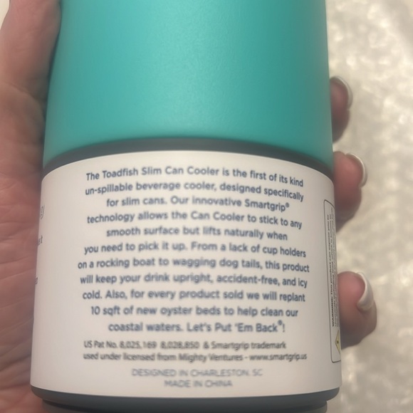 Brand new - never used Toadfish Slim can Cooler - Picture 5 of 7